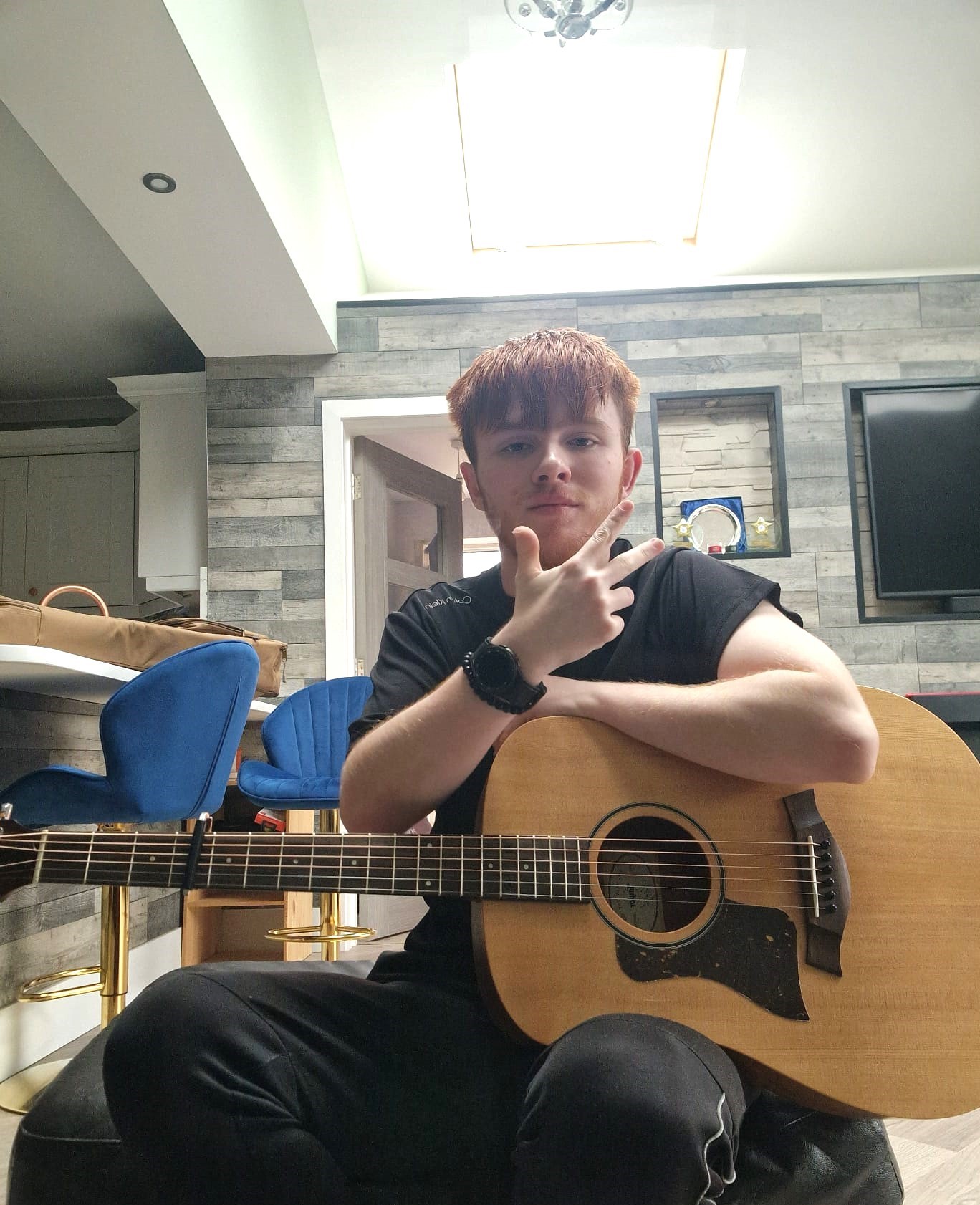 Me with my new Taylor Accoustic