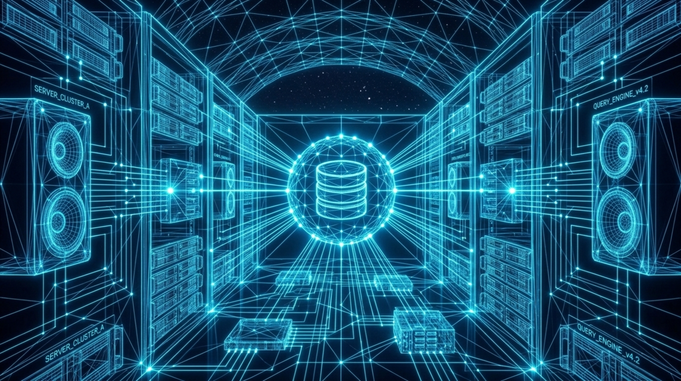 Image of the inside of server